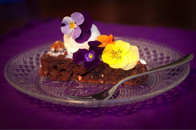 Chocolate Chipotle Brownie Cake