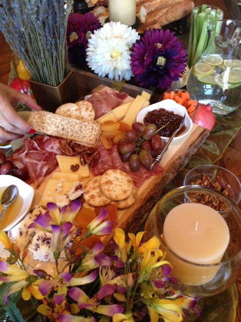 Charcuterie with Holiday Accents