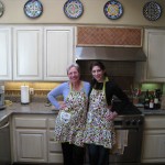 Lise and Karin Cooking 150x150 Chiles Rellenos:  Mrs. Z Writes About Her Love for Pasilla Chiles