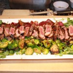 Grilled Steaks with Brussels Sprouts and Balsamic Red Onions 150x150 Secrets of the CIA:  Team Cooking by AIWF Members from Across the Country