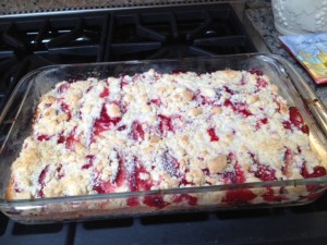 plum streusel cake1 300x225 Irmas Greatest Hits:  Plum Streusel Cake