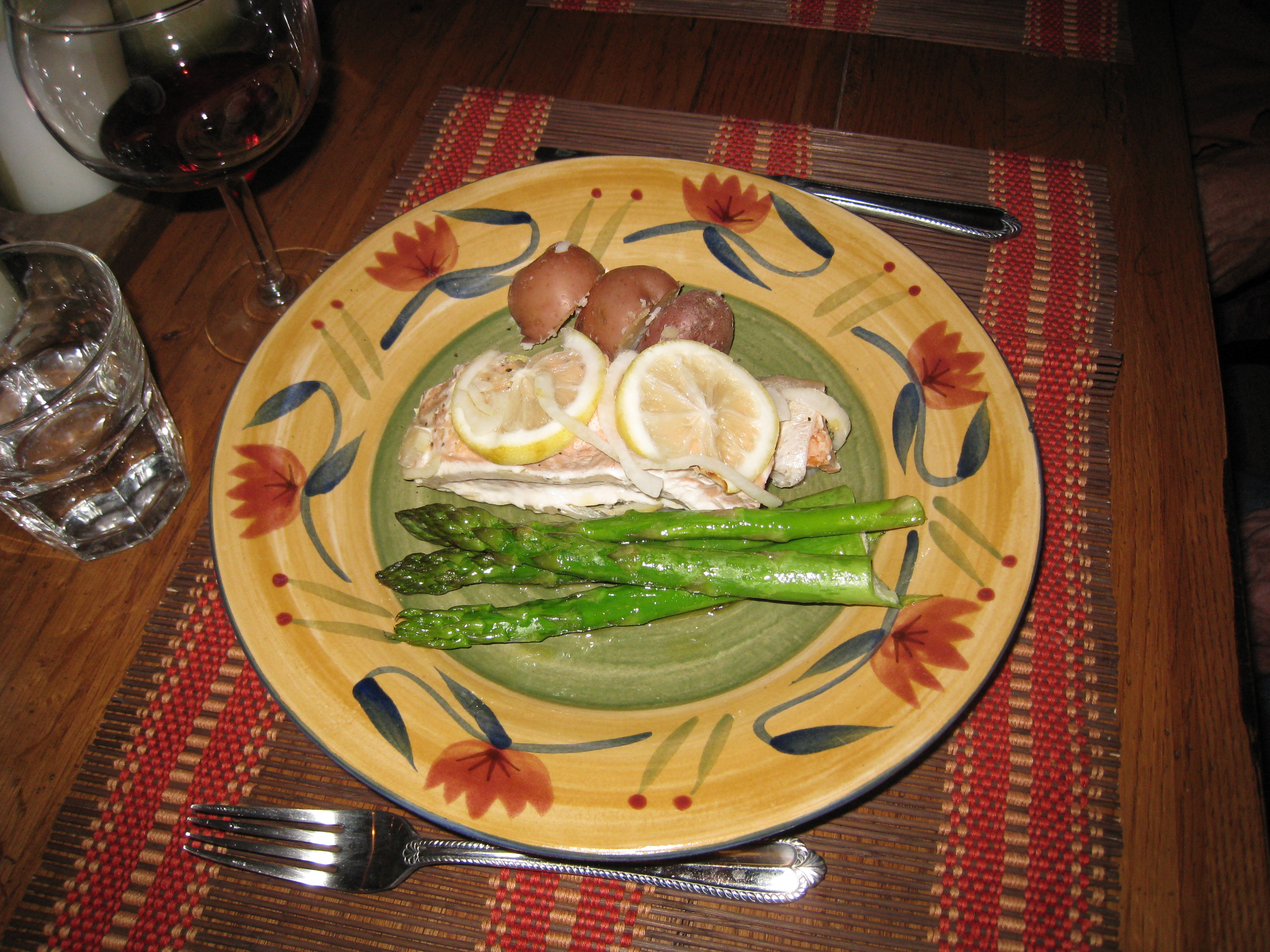 The Paper Boy Delivers:  Parchment Paper Wrapped Salmon