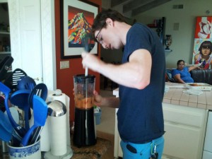 Making Fruit Caviar 300x225 Creating Great Family Chemistry: Fun with Jesse and Molecular Gastronomy