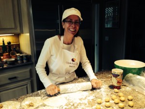 Patty helps make Kieflies 300x225 Macaroons: A Great Sidekick for Kieflies